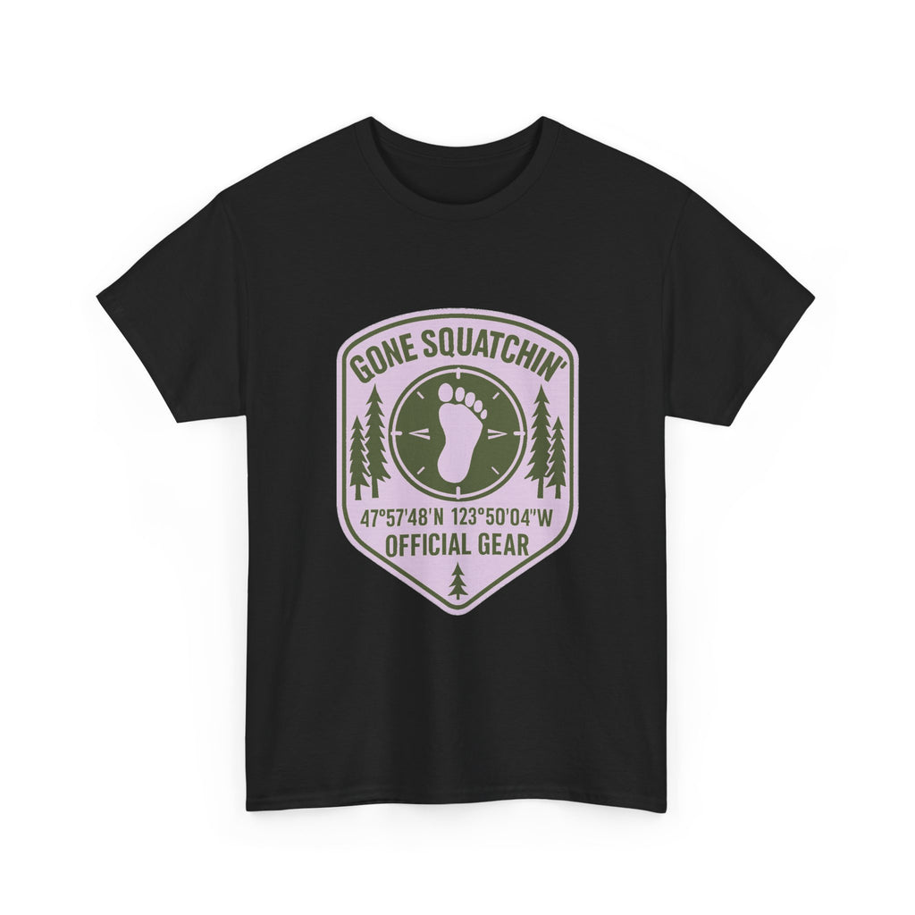 Gone Squatchin Official Gear T-Shirt | Unique Gift | Graphic Tee