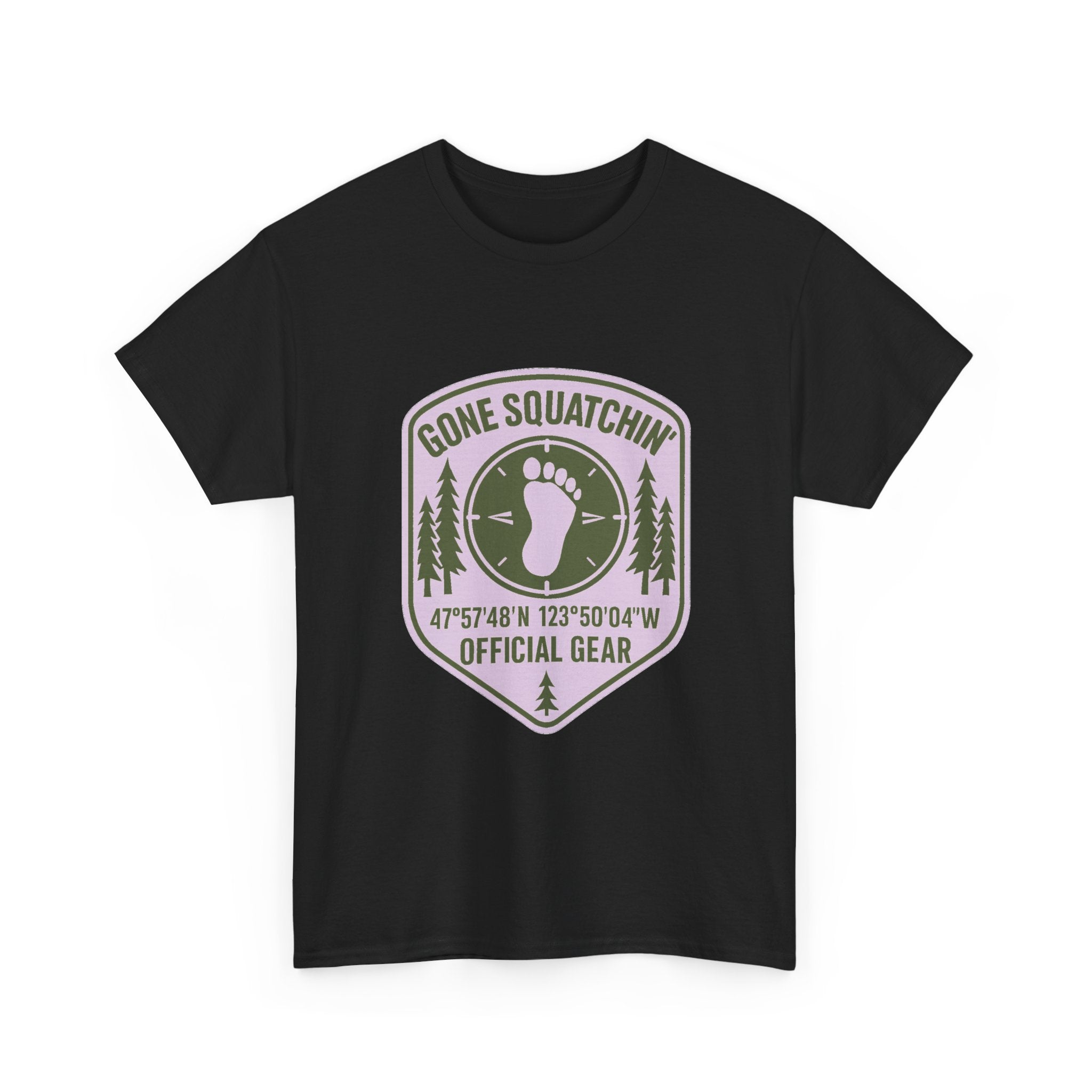 Gone Squatchin Official Gear T-Shirt | Unique Gift | Graphic Tee