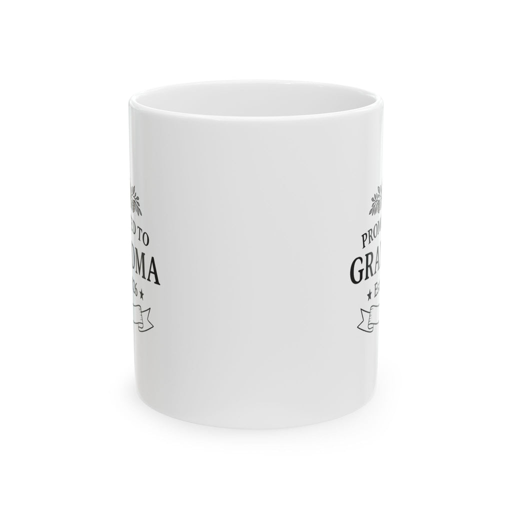 Promoted To Grandma Est 2026 Coffee Mug | Gift for Grandma | Ceramic Mug