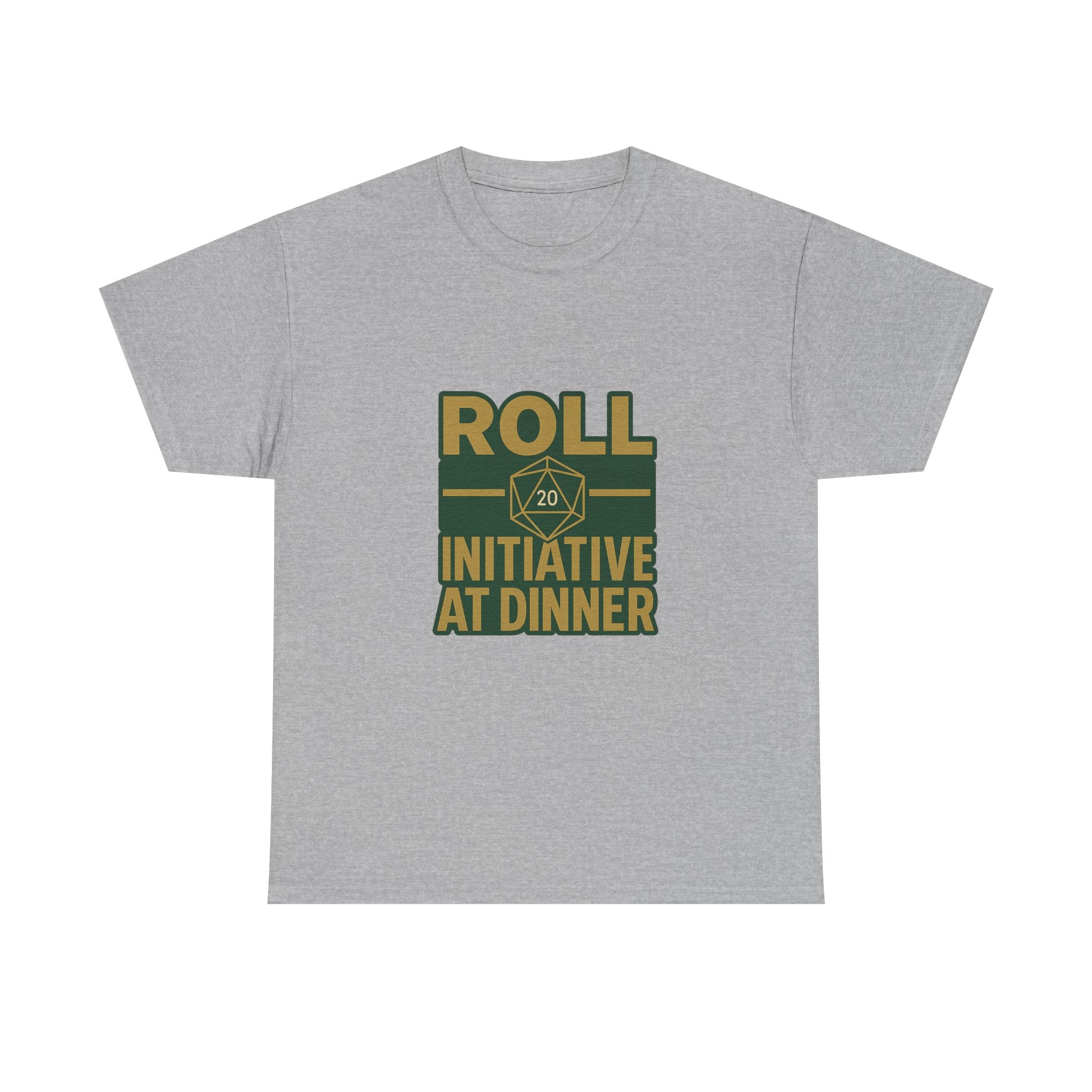 Board Game Nerd Roll Initiative At Dinner T-Shirt | Unique Gift | Graphic Tee