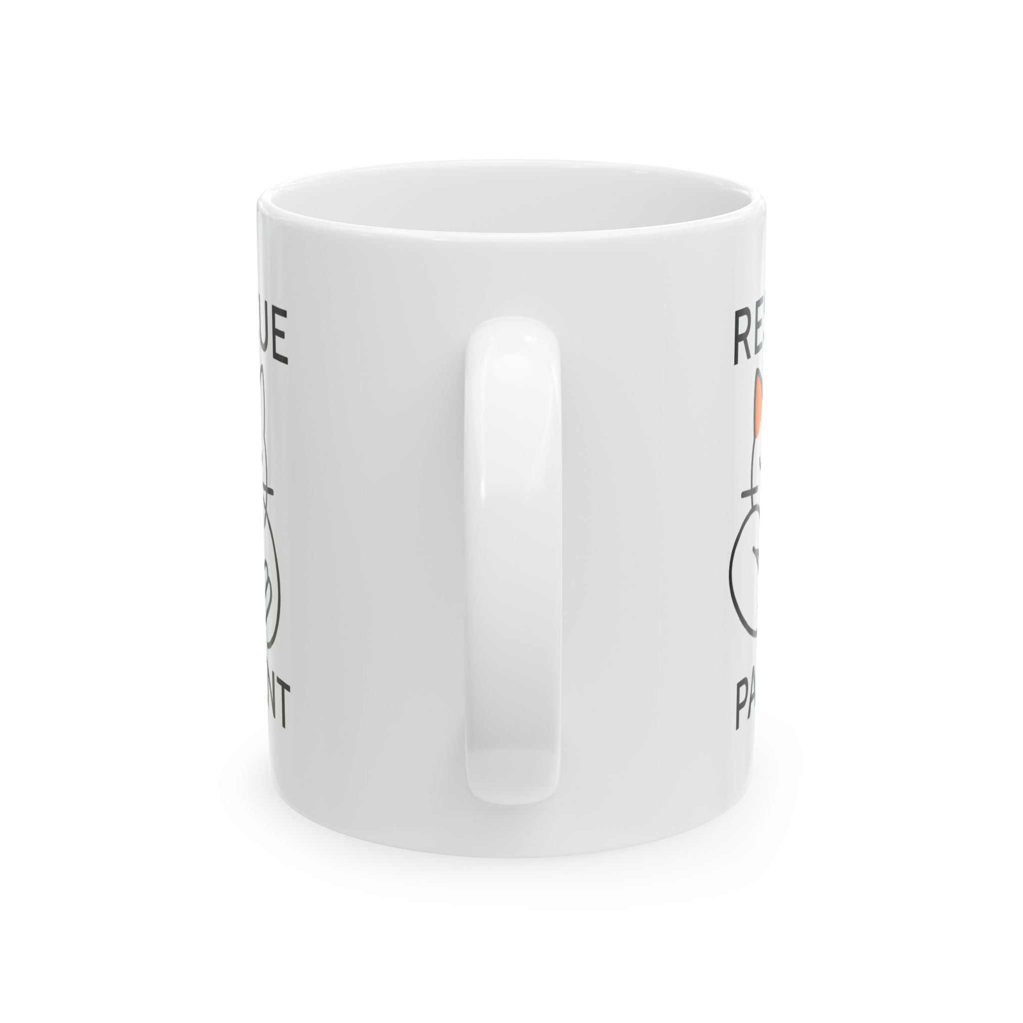 Rescue Cat Mom Proud Of It Coffee Mug | Rescue Pet Gift | Ceramic Mug