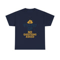 Stepdad Stepped Up No Questions Asked T-Shirt | Gift for Dad | Graphic Tee