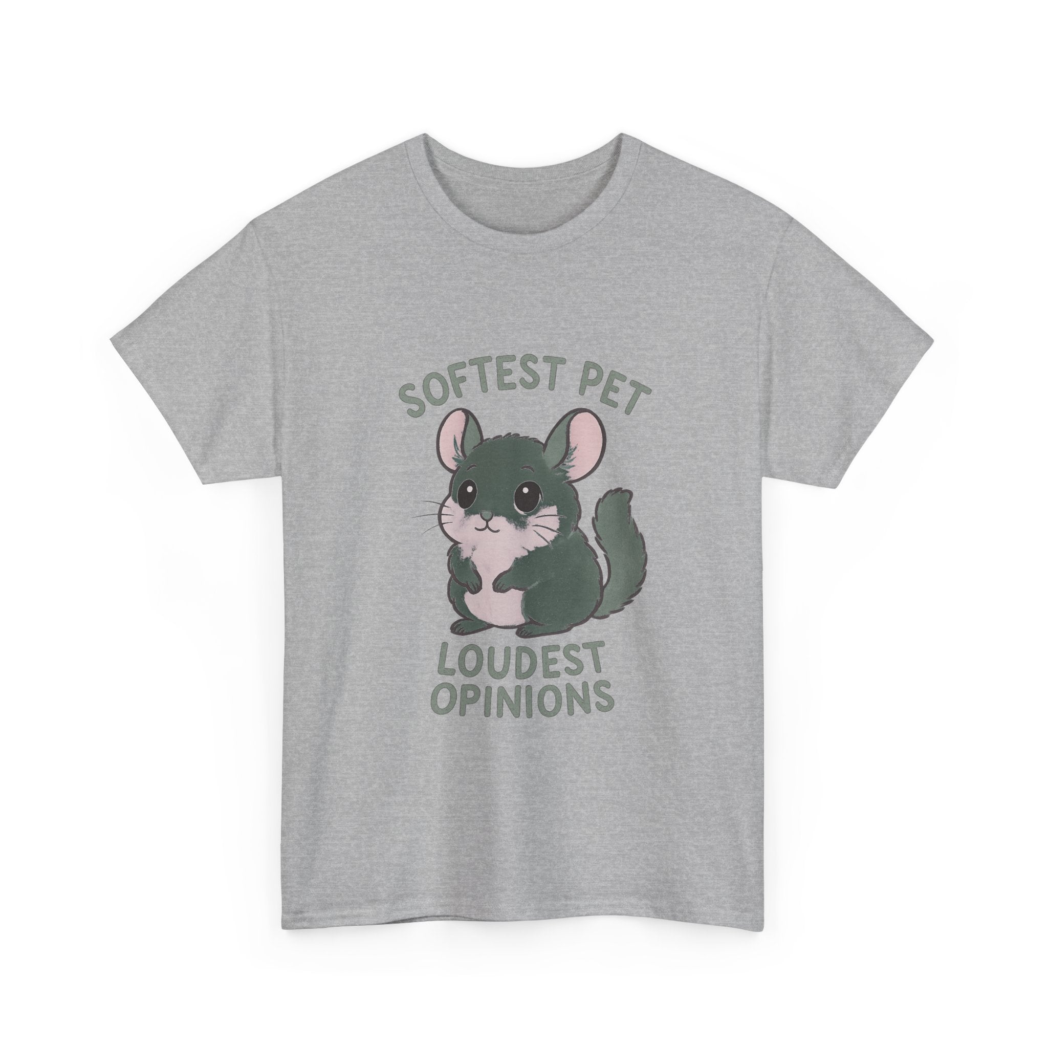 Chinchilla Mom Softest Pet Loudest Opinions T-Shirt