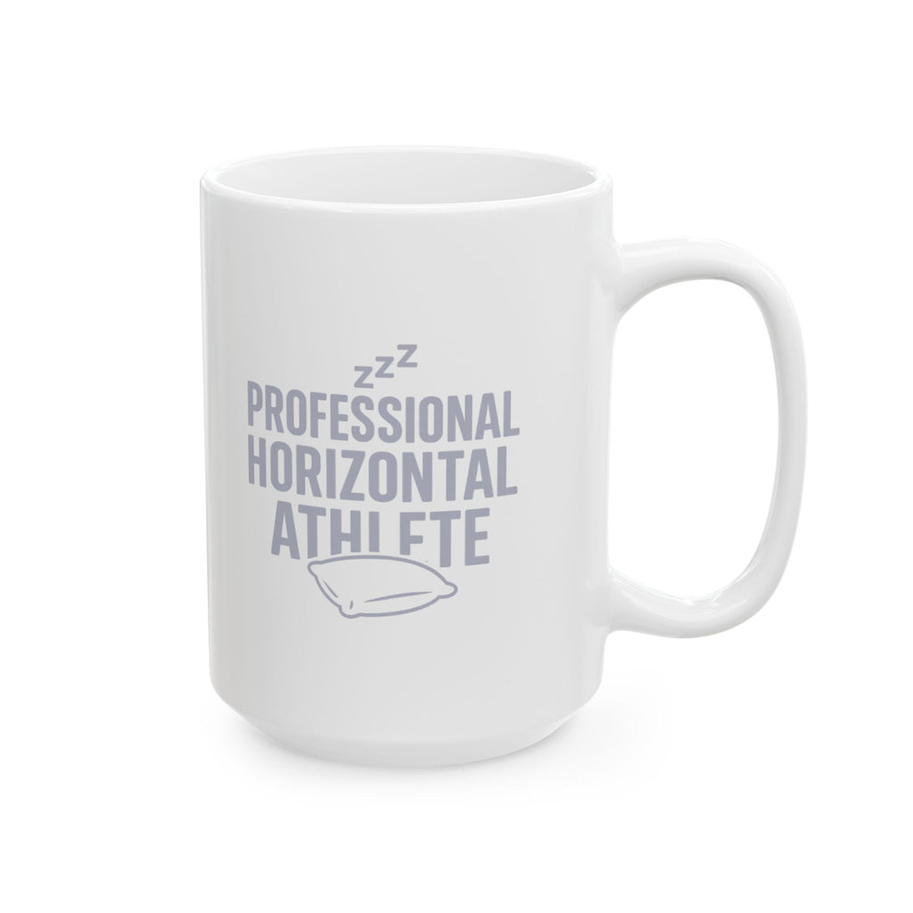 Nap Enthusiast Professional Horizontal Athlete Coffee Mug | Unique Gift | Ceramic Mug