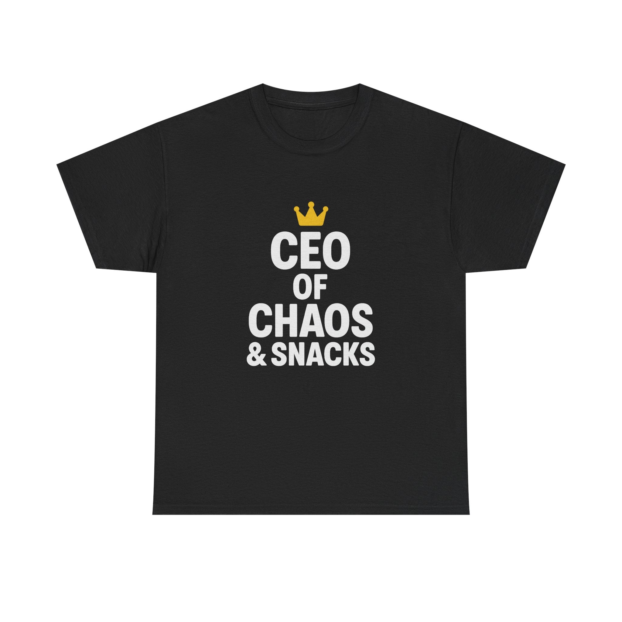 Stay At Home Dad CEO Of Chaos And Snacks T-Shirt | Gift for Dad | Graphic Tee