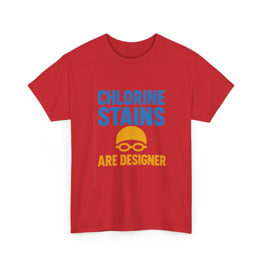 Swim Mom Chlorine Stains Are Designer T-Shirt | Gift for Mom | Graphic Tee