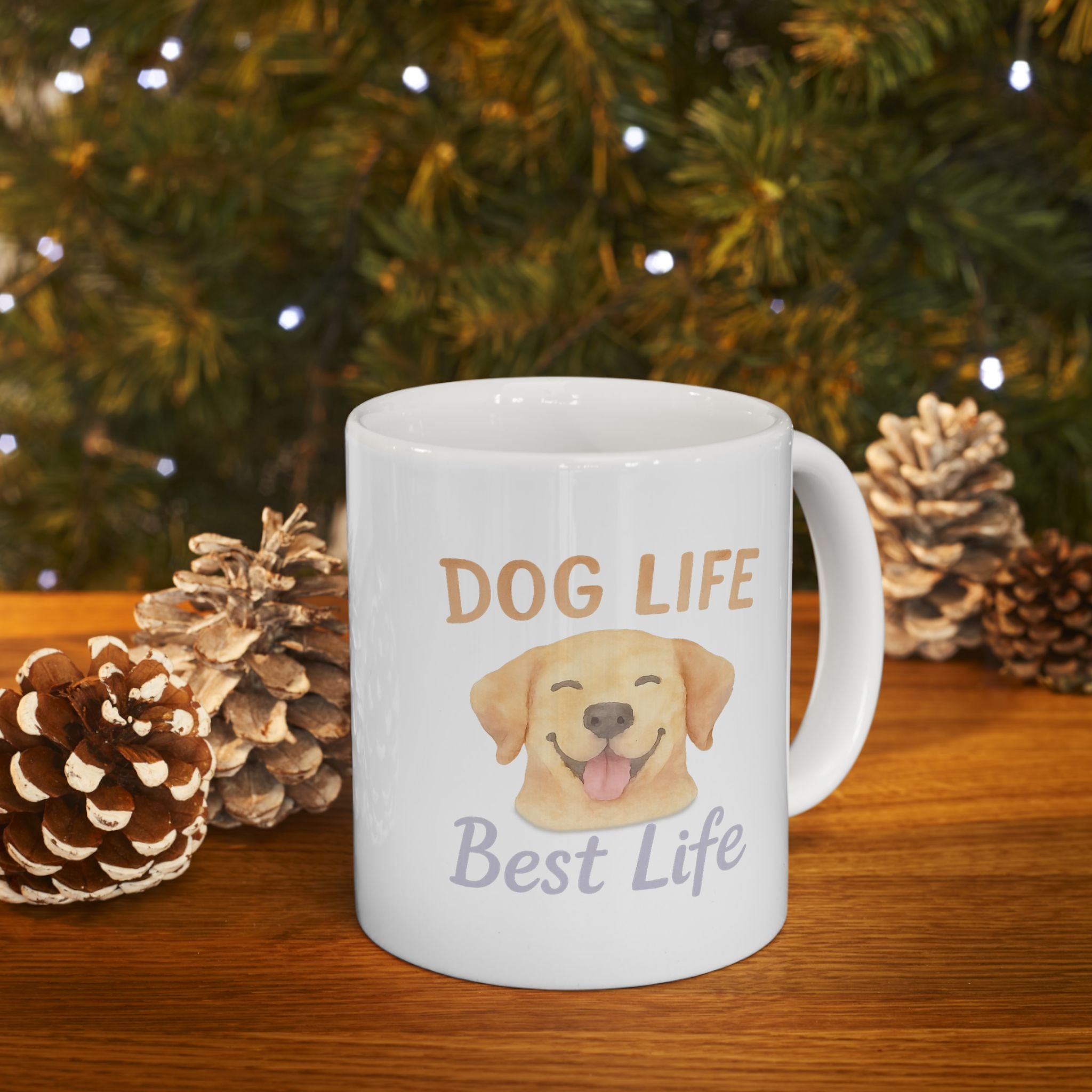 Dog Life Every Day No Regrets Coffee Mug | Dog Lover Gift | Ceramic Mug