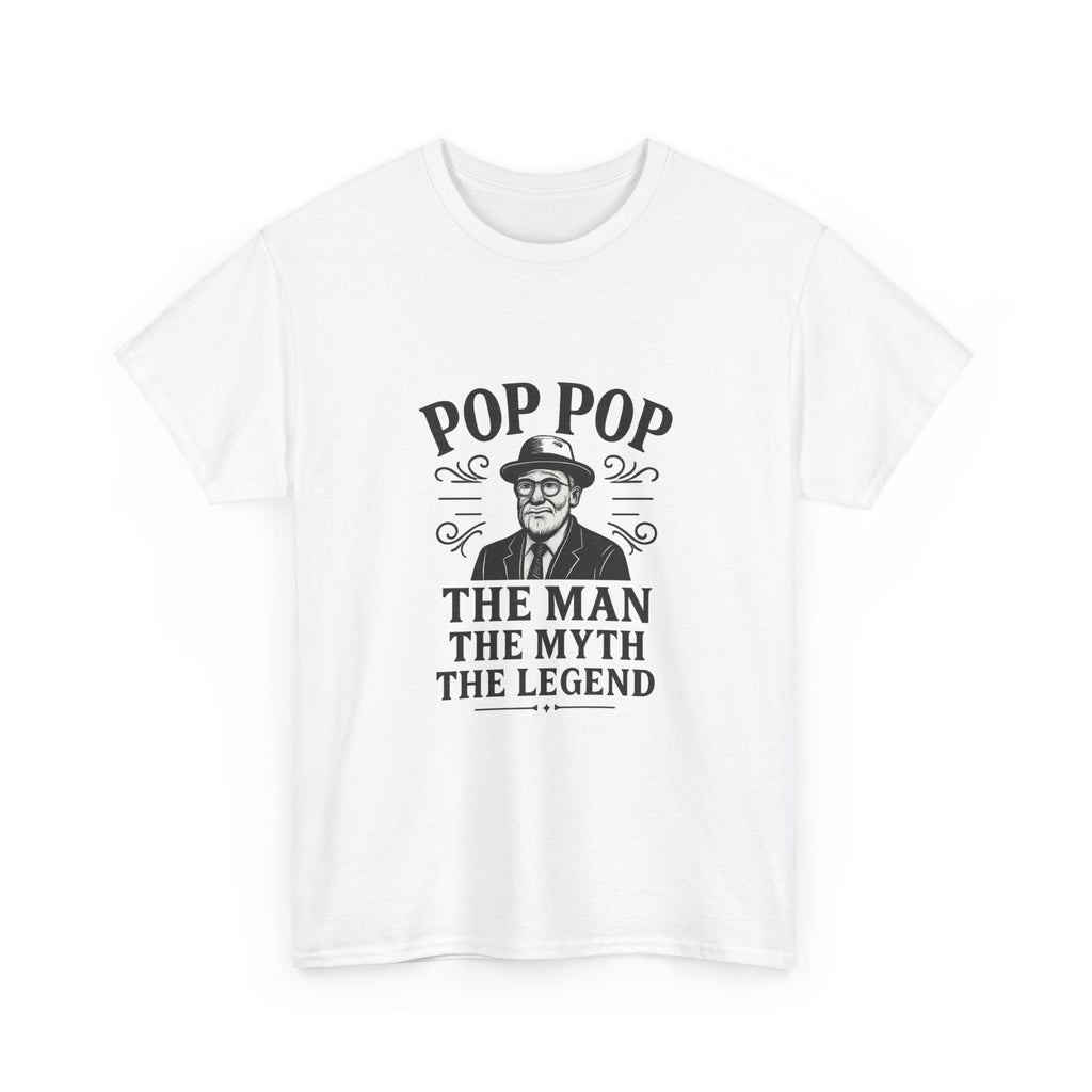Pop Pop The Man The Myth Grandfather T-Shirt | Unique Gift | Graphic Tee
