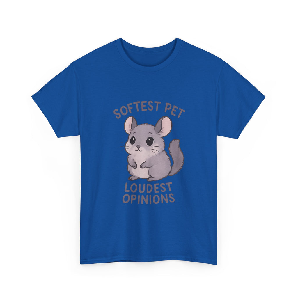 Chinchilla Mom Softest Pet Loudest Opinions T-Shirt