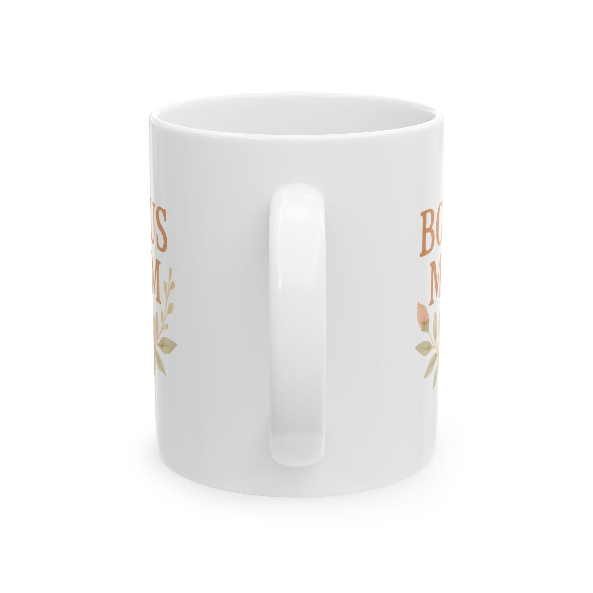 Not The Bio Mom The Bonus Mom Coffee Mug | Funny Stepmom Gift | Ceramic Mug