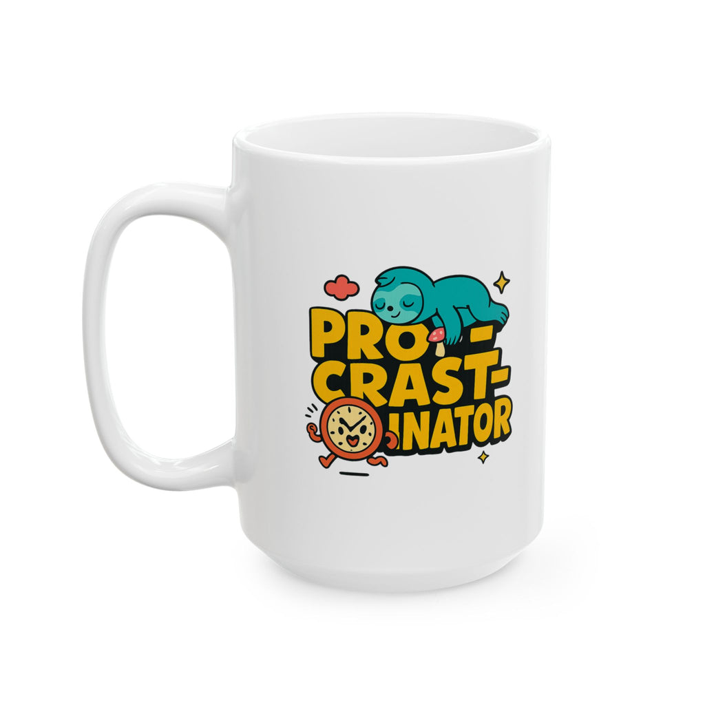 Procrastinating But Make It Caffeinated Coffee Mug | Funny Humor Gift | Ceramic Mug