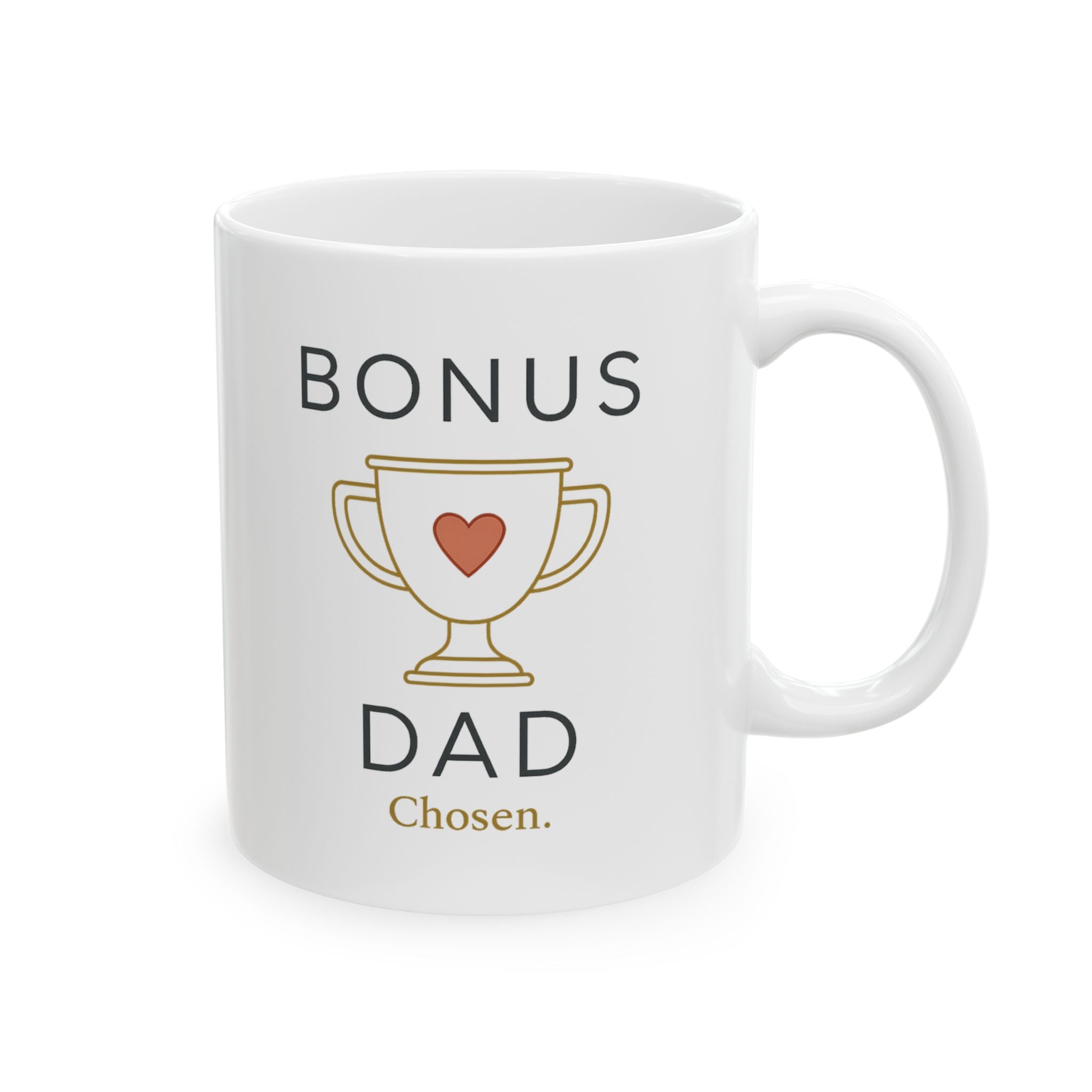 Loved These Kids Like My Own Bonus Dad Coffee Mug | Stepfather Appreciation | Ceramic Mug