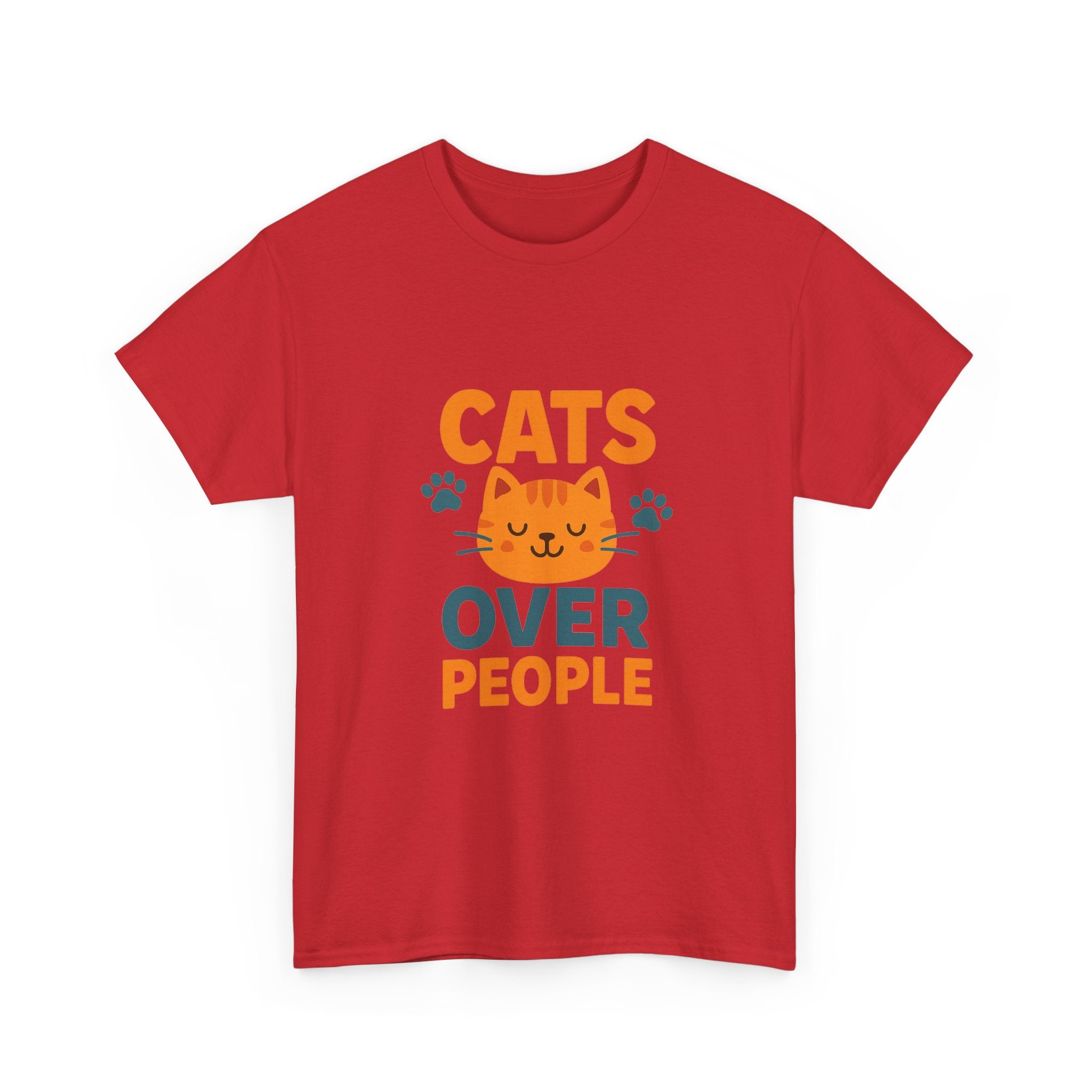 People Are Fine But Cats Are Better T-Shirt | Funny Cat Gift | Graphic Tee