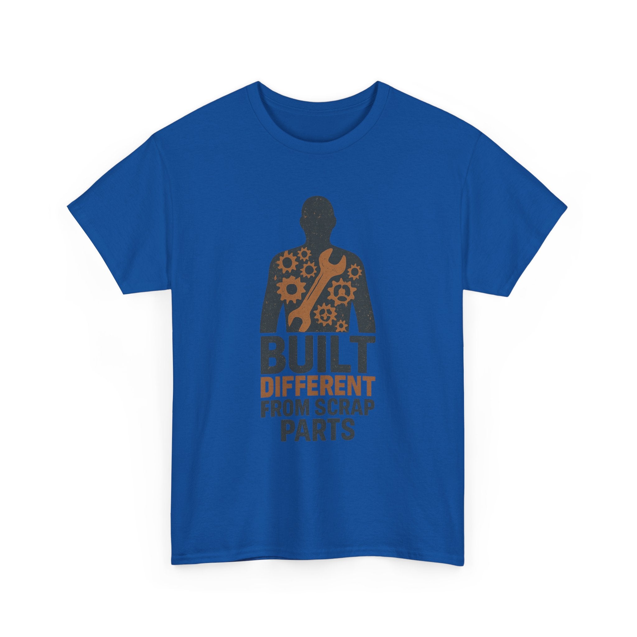 Built Different From Scrap Parts T-Shirt | Unique Gift | Graphic Tee