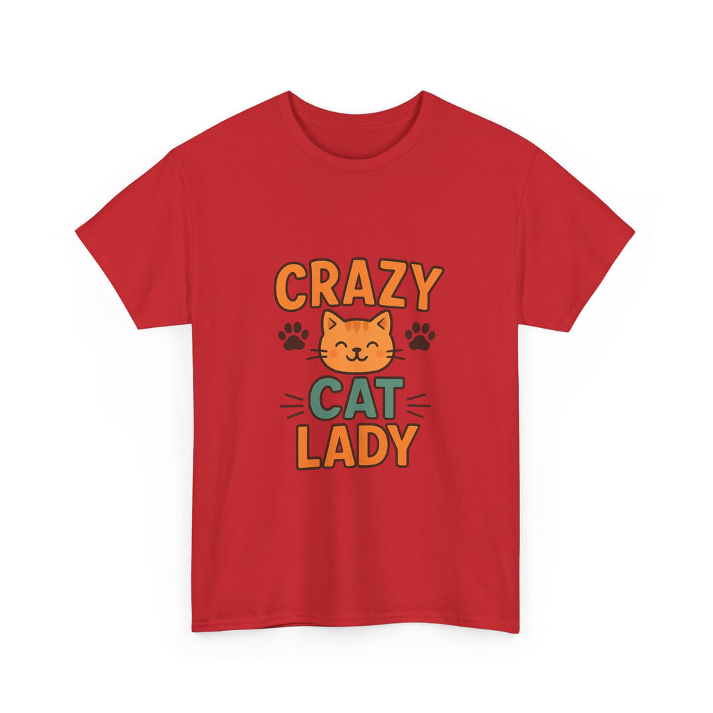 Crazy Cat Lady And Proud T-Shirt | Funny Cat Gift | Graphic Tee