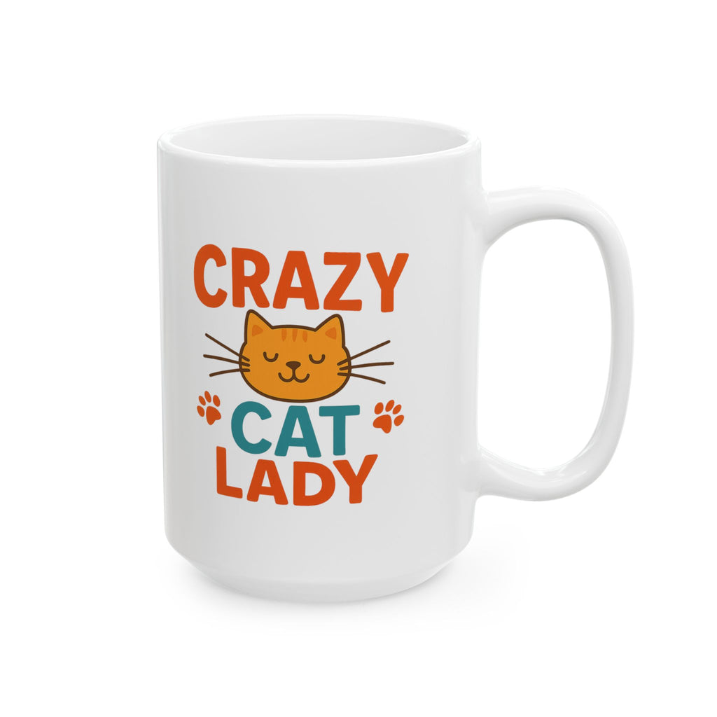 Official Crazy Cat Lady Card Carrying Member Coffee Mug | Cat Humor | Ceramic Mug