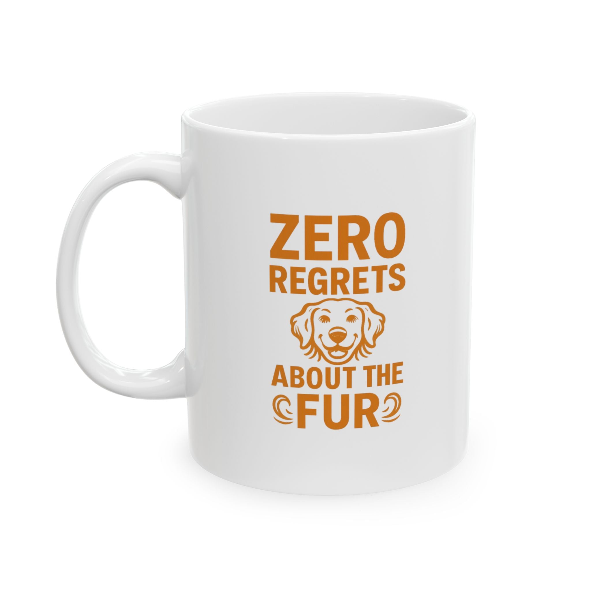 Dog Dad Zero Regrets About The Fur Coffee Mug | Dog Lover Gift | Ceramic Mug