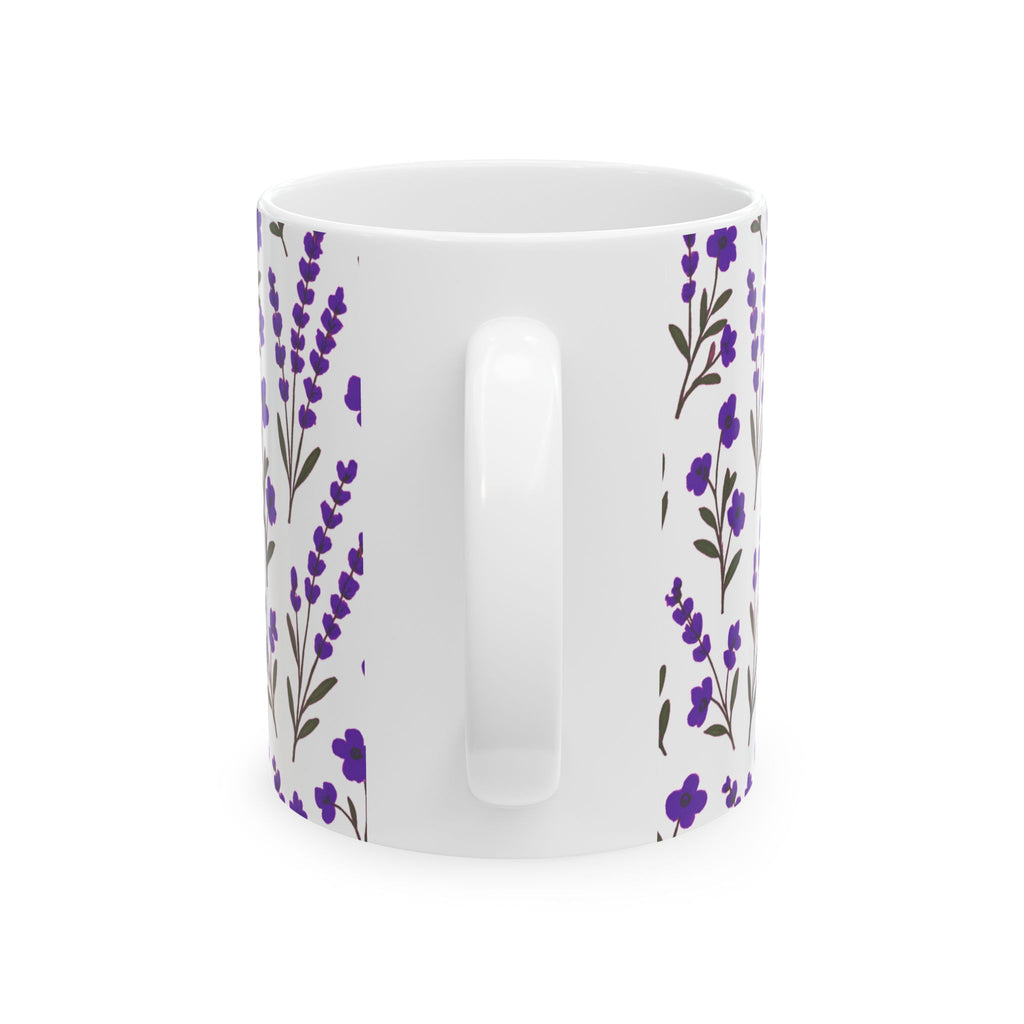 Purple Lavender Coffee Mug | Unique Gift | Ceramic Mug
