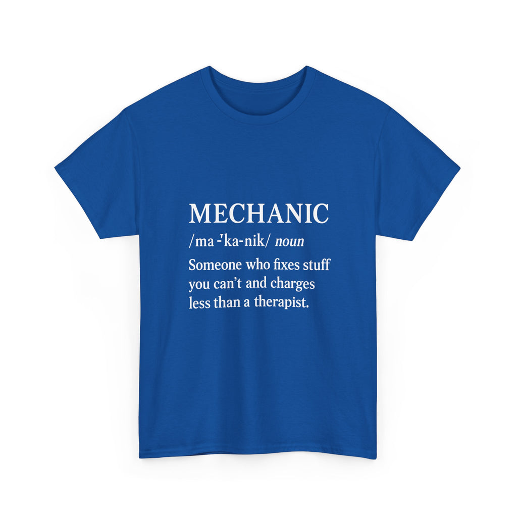 Mechanic Definition Funny Profession T-Shirt | Mechanic Gift | Graphic Tee