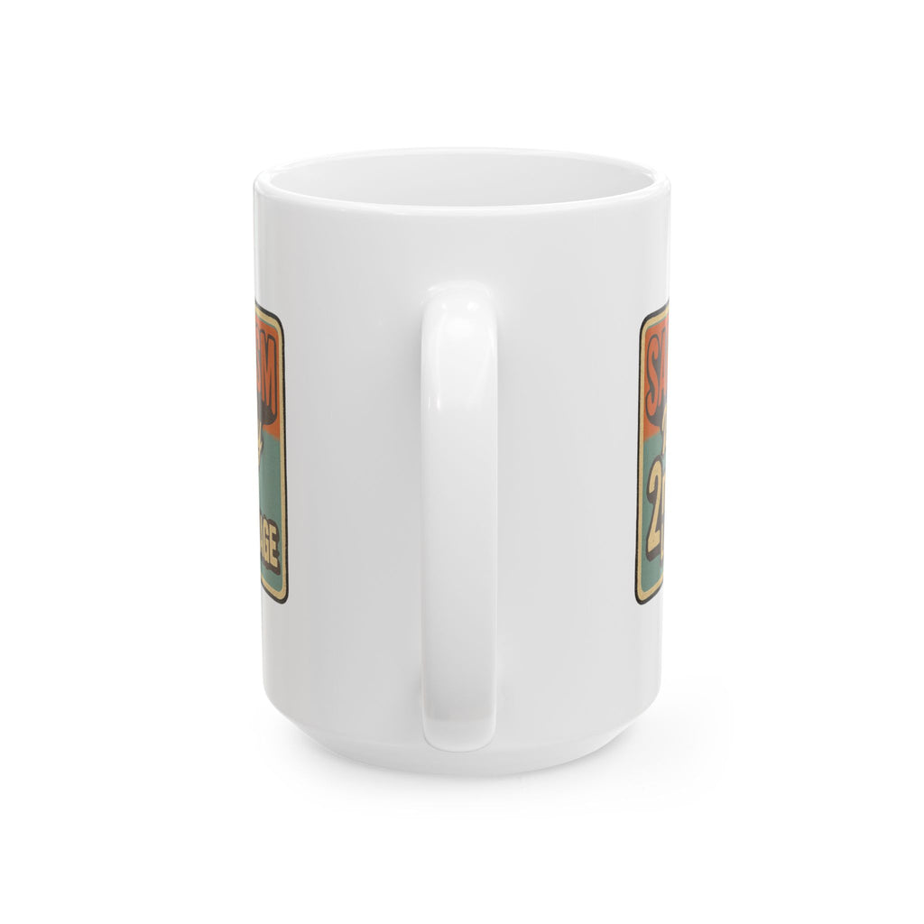 Fluent In Sarcasm And Coffee Coffee Mug | Funny Sarcastic Gift | Ceramic Mug