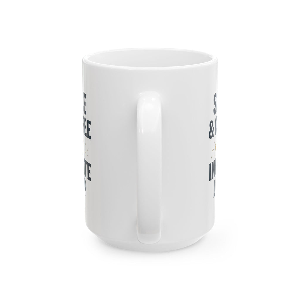 Astronomy Nerd Space And Coffee Infinite Loop Coffee Mug | Coffee Lover Gift | Ceramic Mug