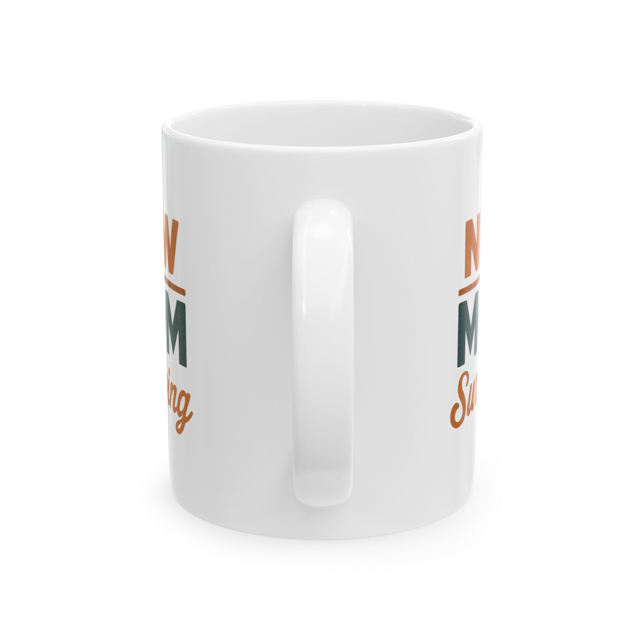 Newborn Mom Boss Level Unlocked Coffee Mug | Funny New Mom Gift | Ceramic Mug