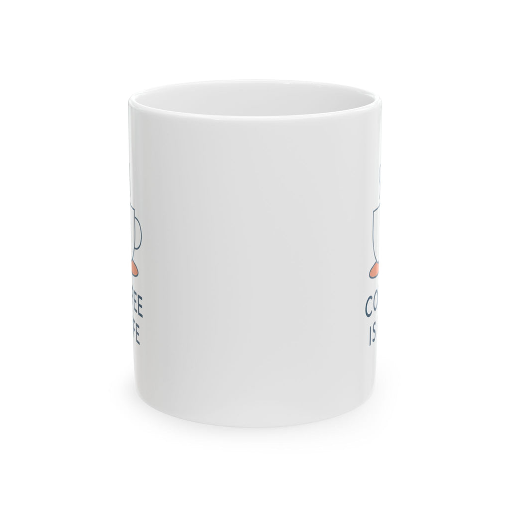 Life Is Coffee Coffee Is Life Coffee Mug | Coffee Lover Appreciation | Ceramic Mug