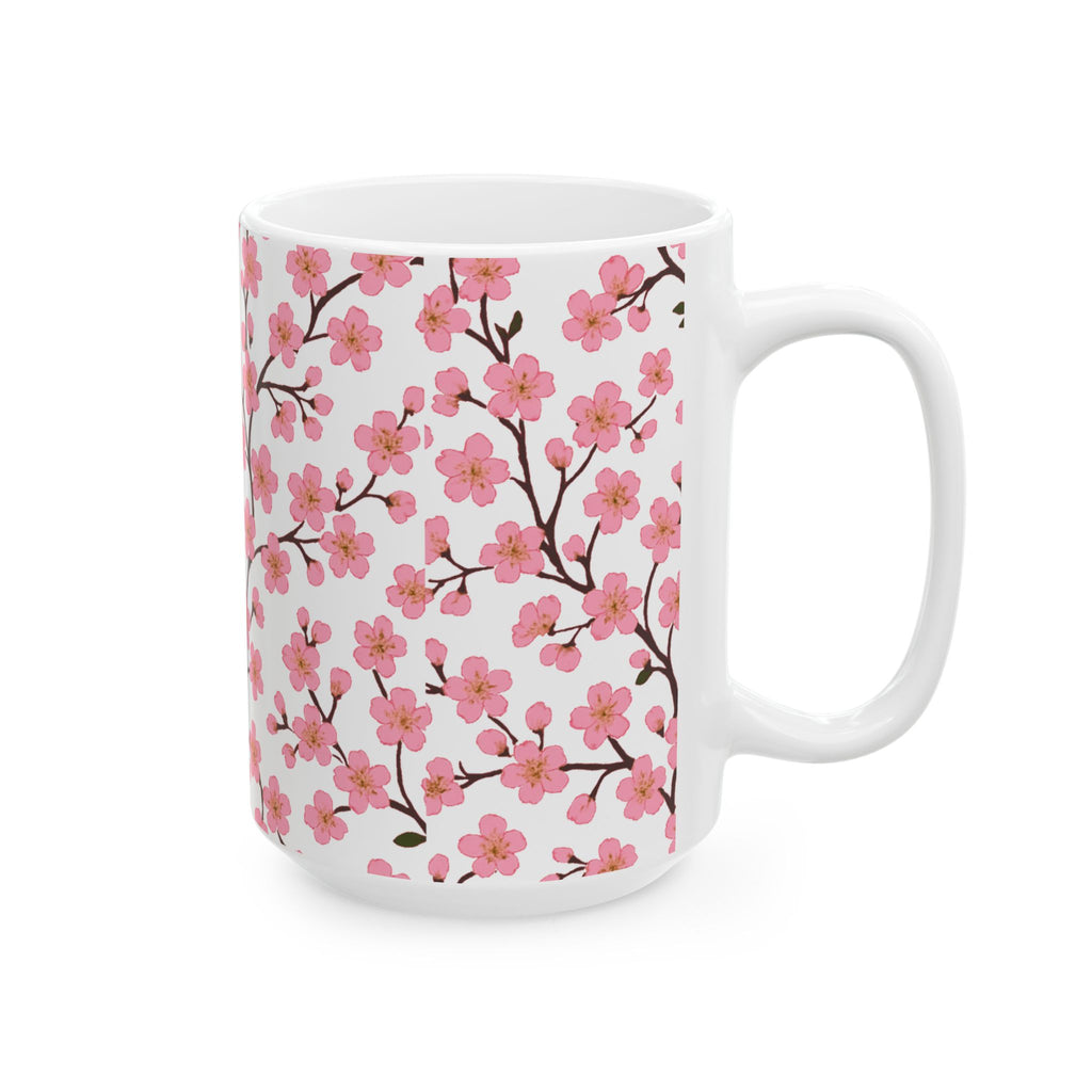 Cherry Blossom Branch Coffee Mug | Unique Gift | Ceramic Mug
