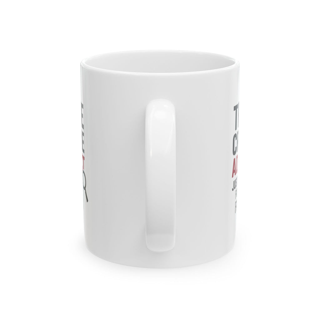 True Crime Addict Just Here For The Facts Coffee Mug | Unique Gift | Ceramic Mug