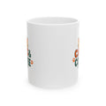 Mornings Are Better With Coffee And Cats Coffee Mug | Cat Mom Humor | Ceramic Mug