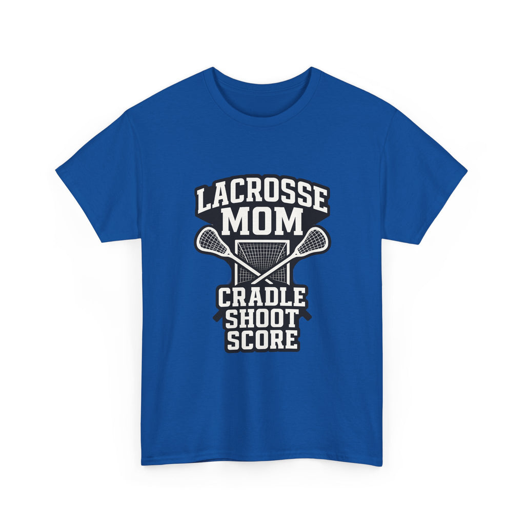 Lacrosse Mom Cradle Shoot Score T-Shirt | Gift for Mom | Graphic Tee