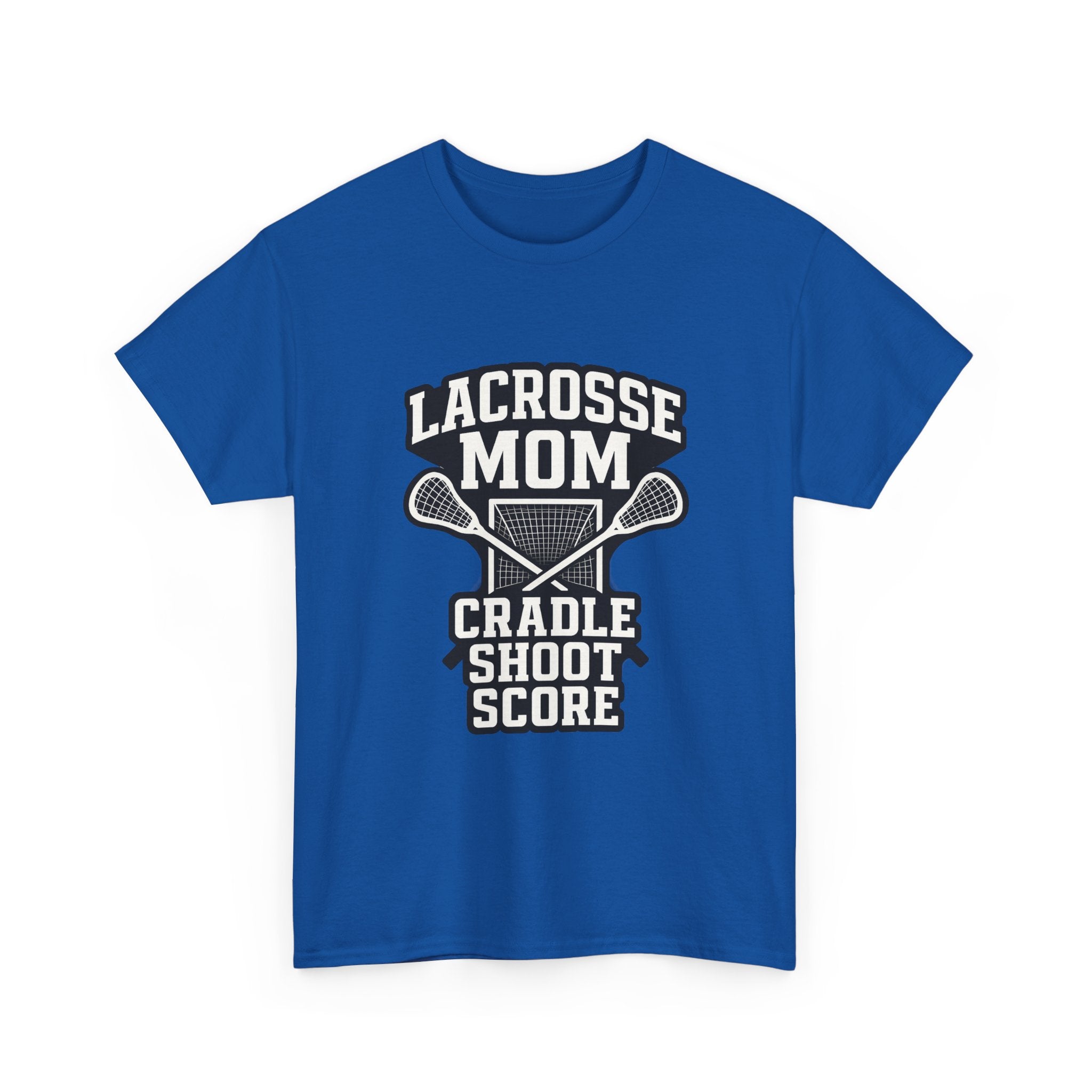 Lacrosse Mom Cradle Shoot Score T-Shirt | Gift for Mom | Graphic Tee