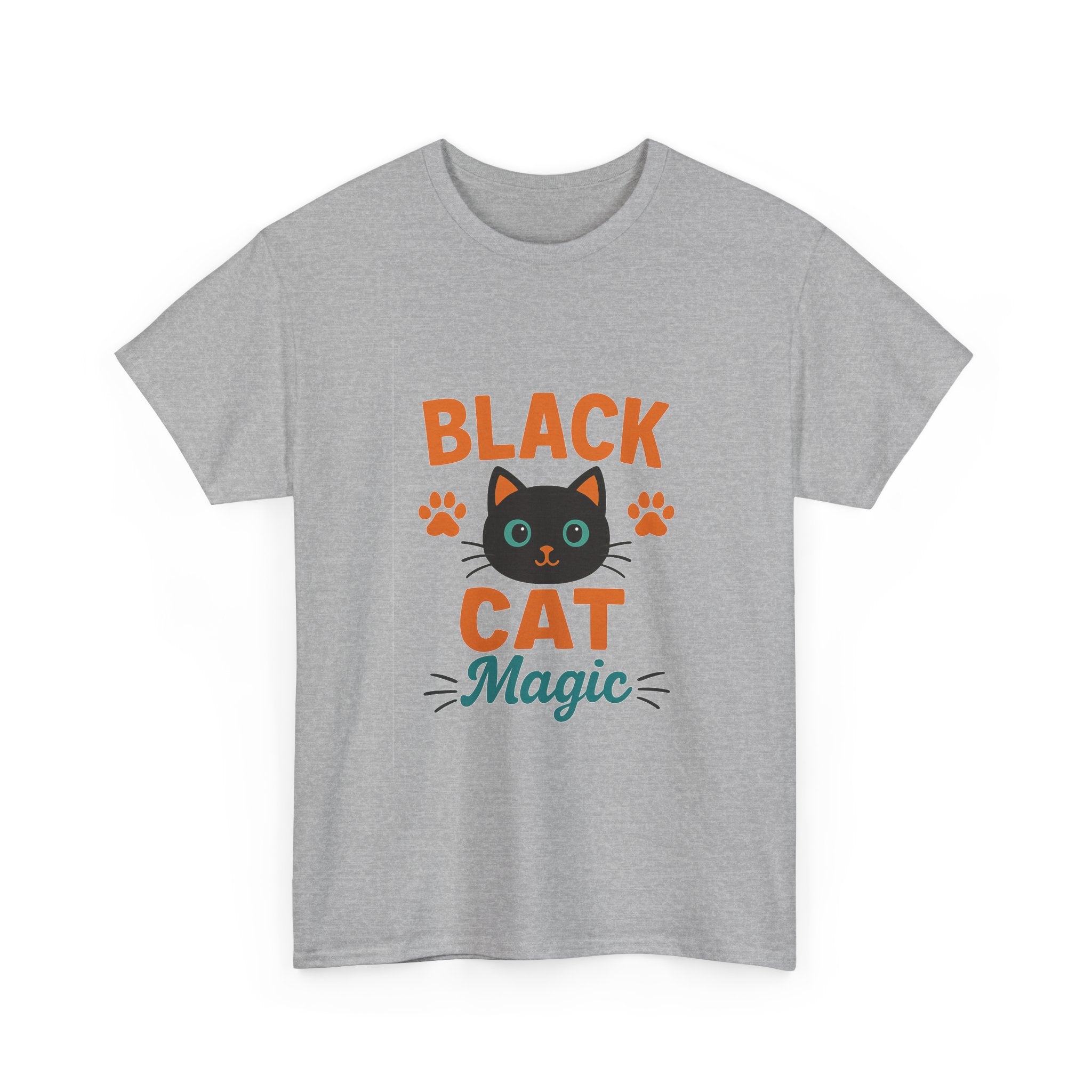 Black Cat Familiar Vibes T-Shirt | Cat Witch Humor Gift | Graphic Tee