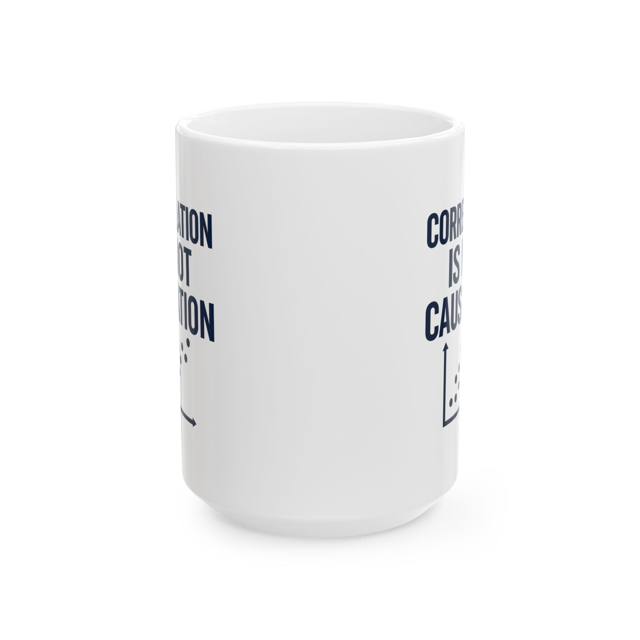 Data Scientist Correlation Is Not Causation Coffee Coffee Mug | Coffee Lover Gift | Ceramic Mug