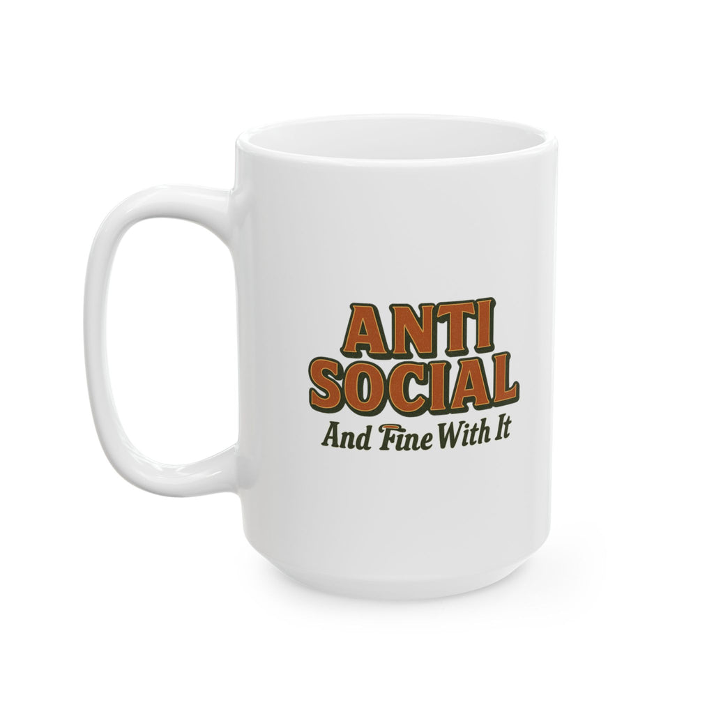 Anti Social Hour Do Not Enter Coffee Mug | Funny Gift | Ceramic Mug