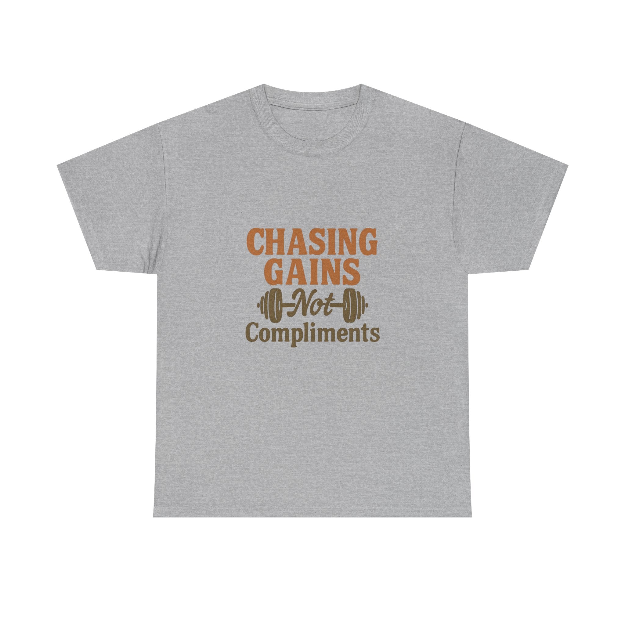 More Gains Less Drama T-Shirt | Funny Fitness Gift | Graphic Tee