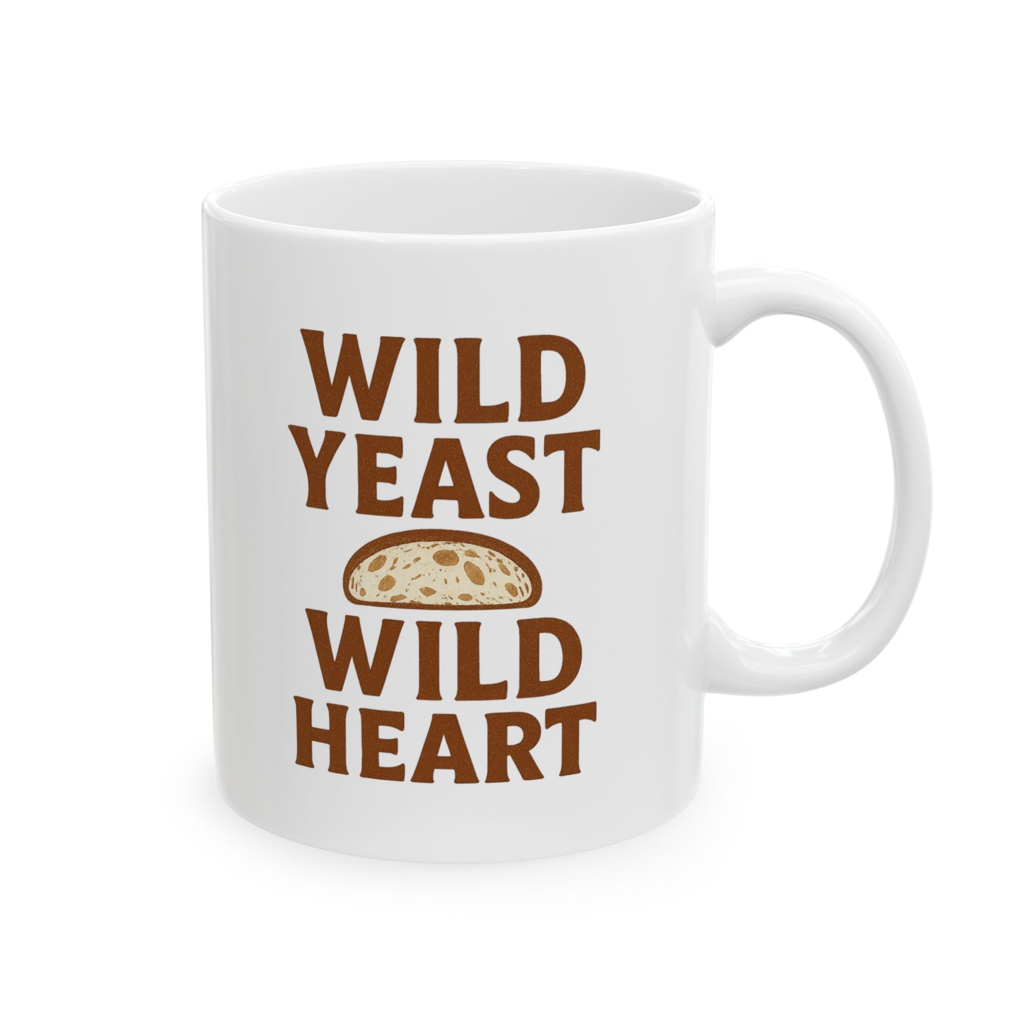 Sourdough Baker Wild Yeast Wild Heart Coffee Mug | Baker Gift | Ceramic Mug