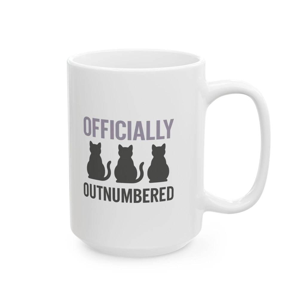 Cat Lady In Training Officially Outnumbered Coffee Mug | Cat Lover Gift | Ceramic Mug