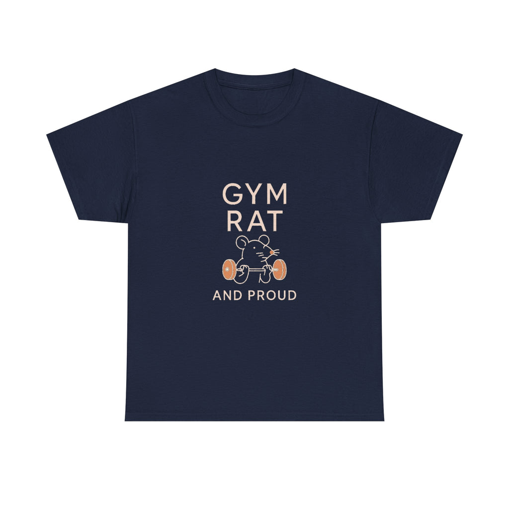 Full Time Gym Rat Part Time Human T-Shirt | Funny Fitness Humor | Graphic Tee