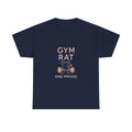 Full Time Gym Rat Part Time Human T-Shirt | Funny Fitness Humor | Graphic Tee