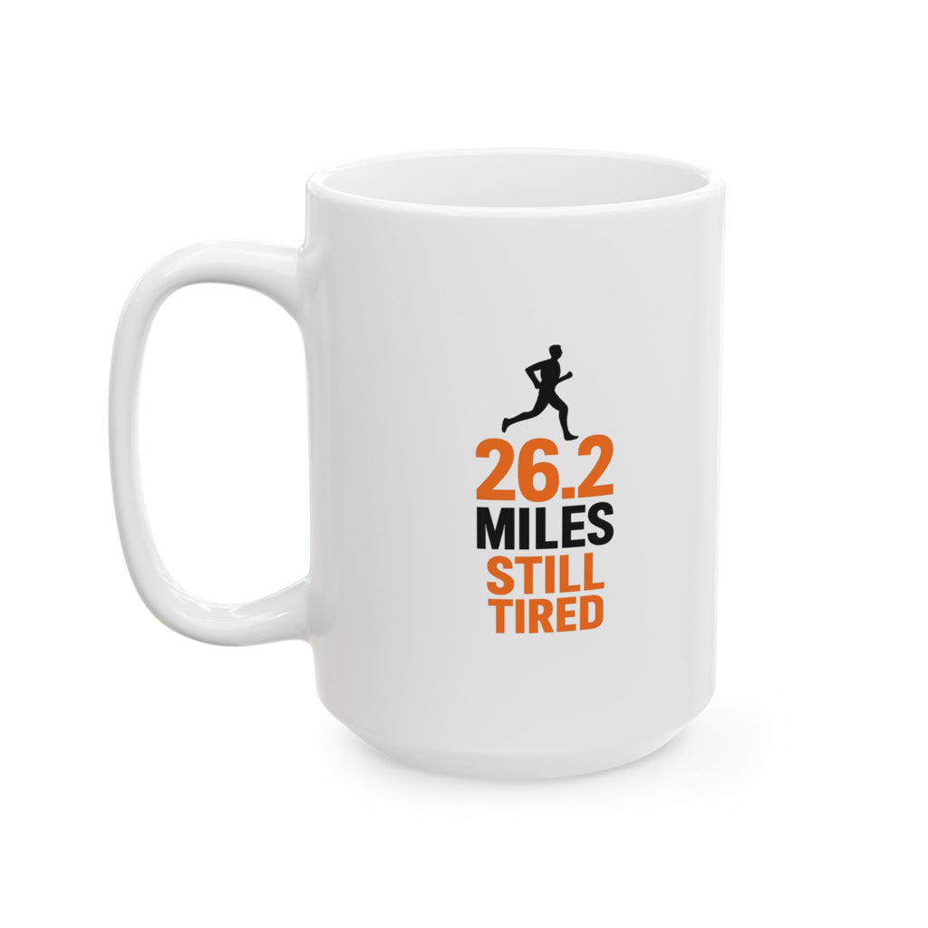 Marathon Runner Because Lazy Is for the Weak Just Kidding I Am Tired Coffee Mug | Unique Gift | Ceramic Mug