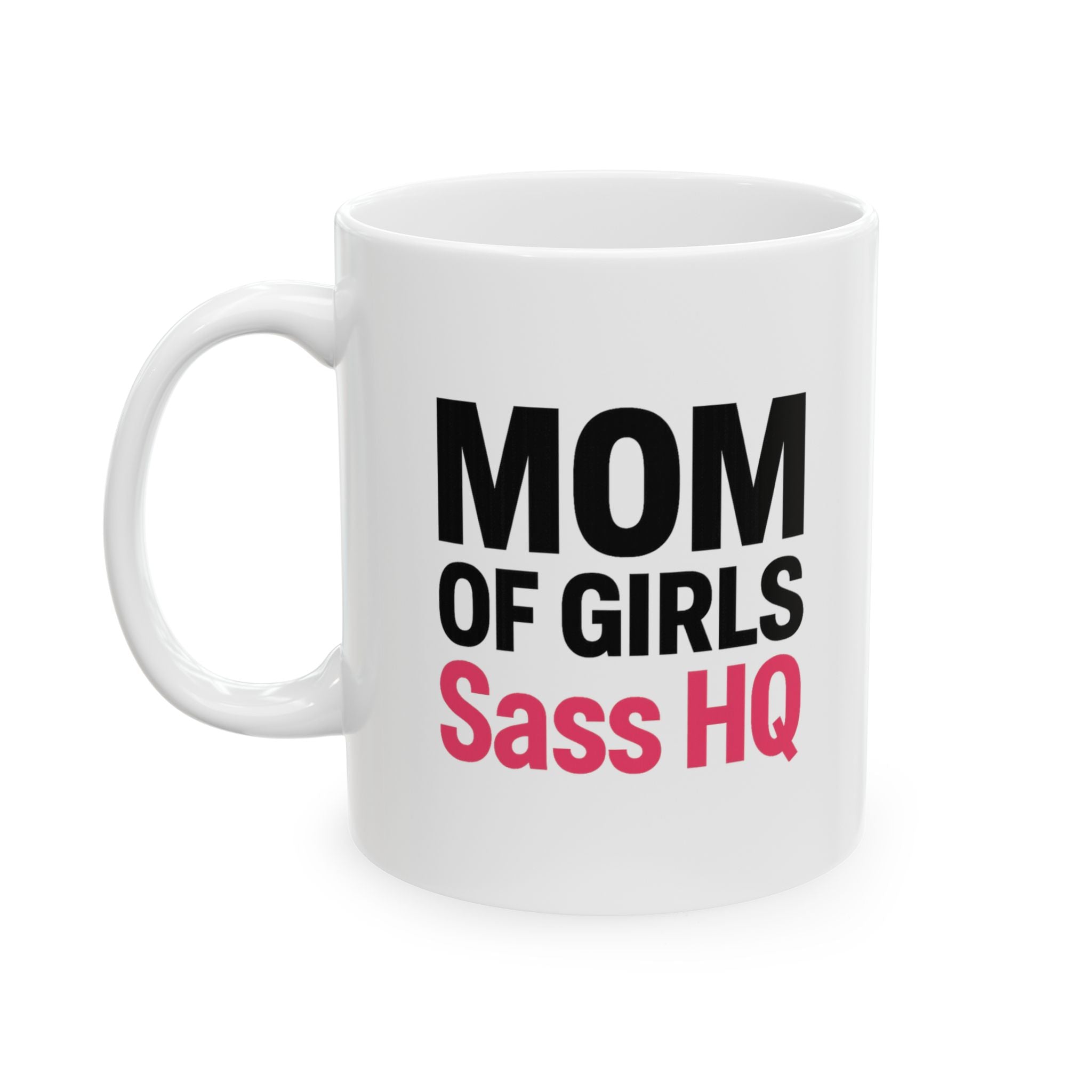 Mom Of Girls Drama And Magic Coffee Mug | Girl Mom Gift | Ceramic Mug