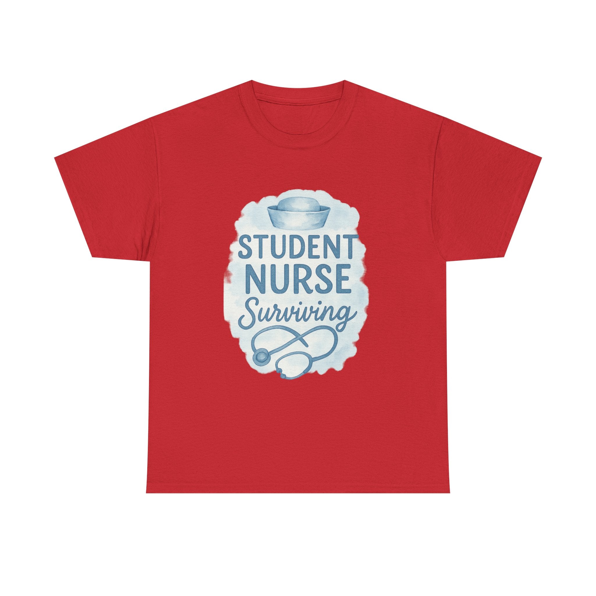 Nursing Student Powered By Caffeine And Textbooks T-Shirt | Nursing Student Gift | Graphic Tee