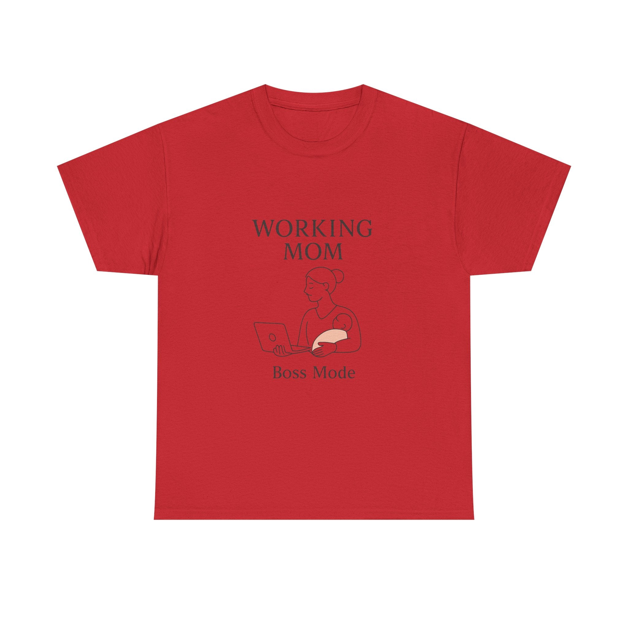 Working Mom Boss Mode On T-Shirt | Funny Mom Humor | Graphic Tee