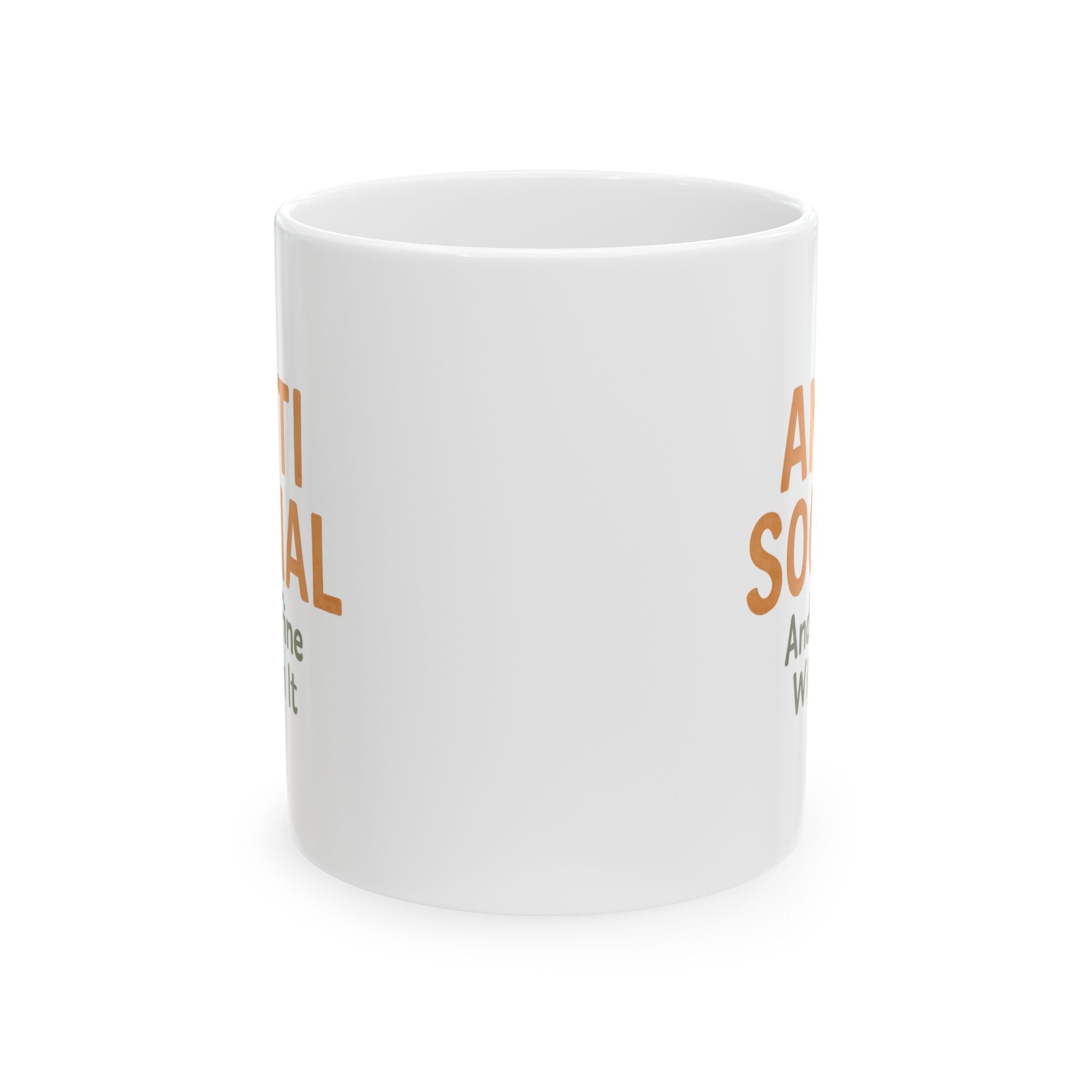 Warning Anti Social Mode Engaged Coffee Mug | Funny Gift | Ceramic Mug