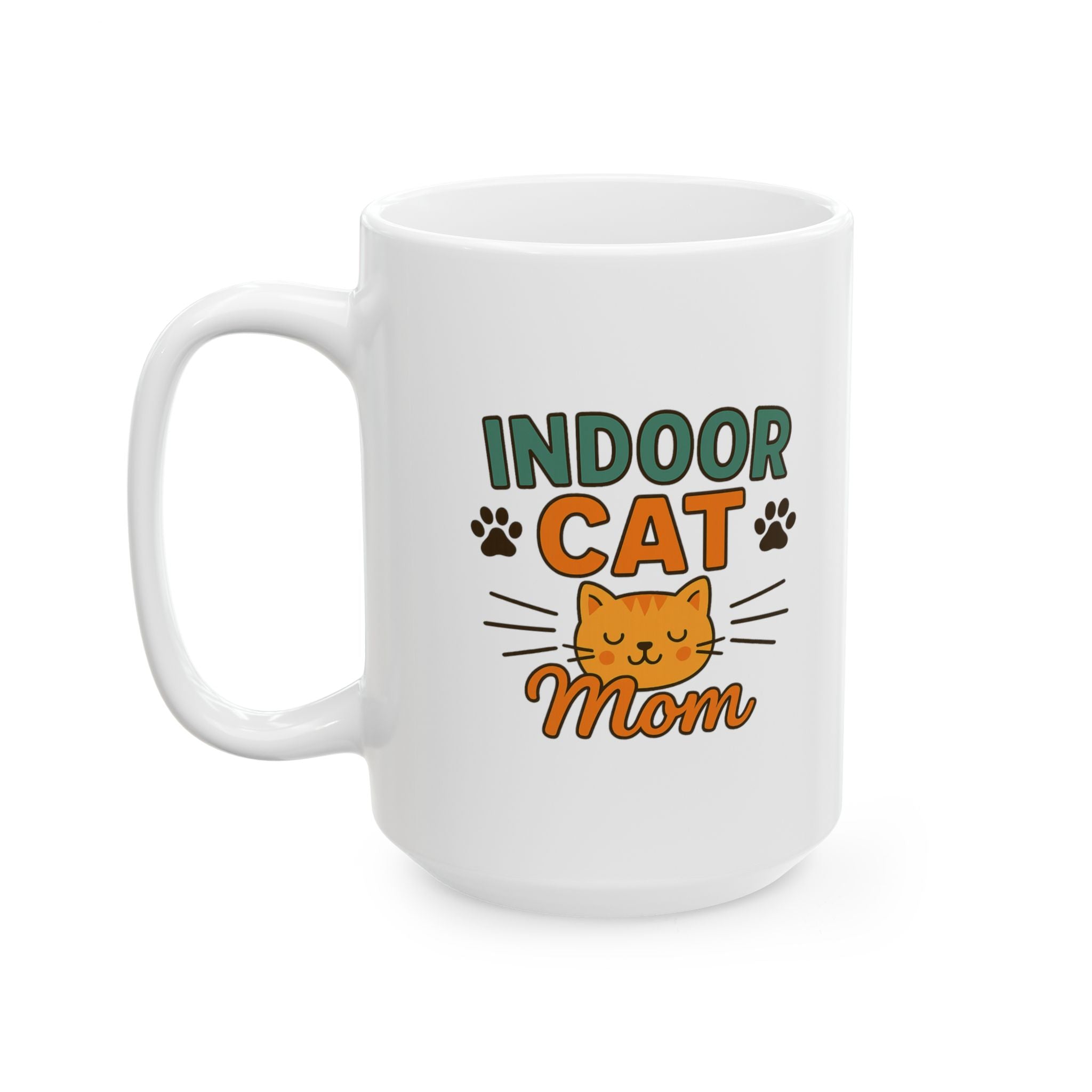 Homebody Cat Mom Club Coffee Mug | Indoor Cat Owner Gift | Ceramic Mug