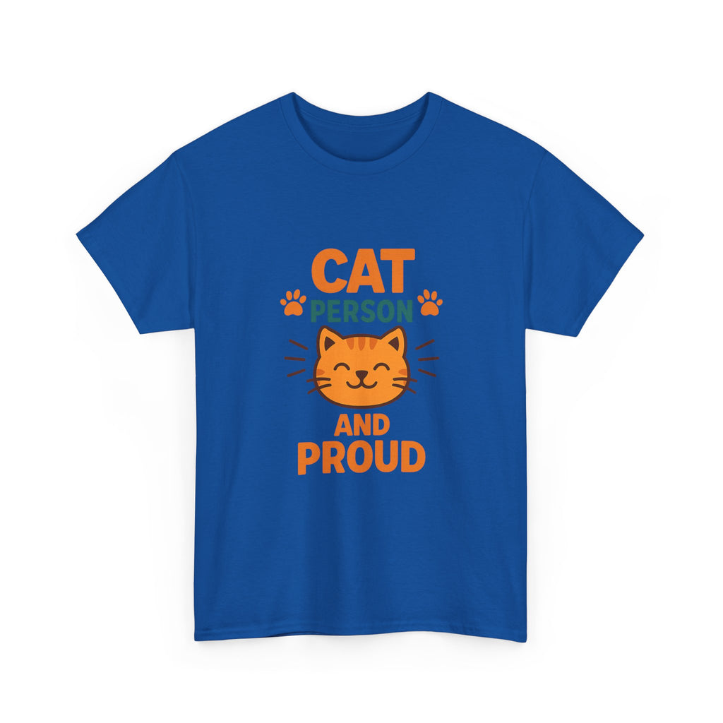 Certified Cat Person No Apologies T-Shirt | Cat Lover Gift | Graphic Tee