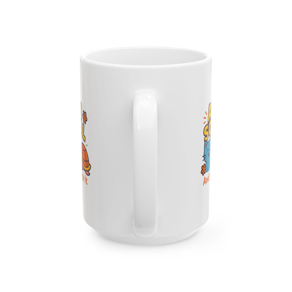Anti Social Is My Default Setting Coffee Mug | Funny Introvert Gift | Ceramic Mug