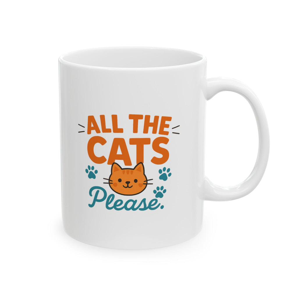 My Cats Have A Staff Me Coffee Mug | Multiple Cats Humor | Ceramic Mug
