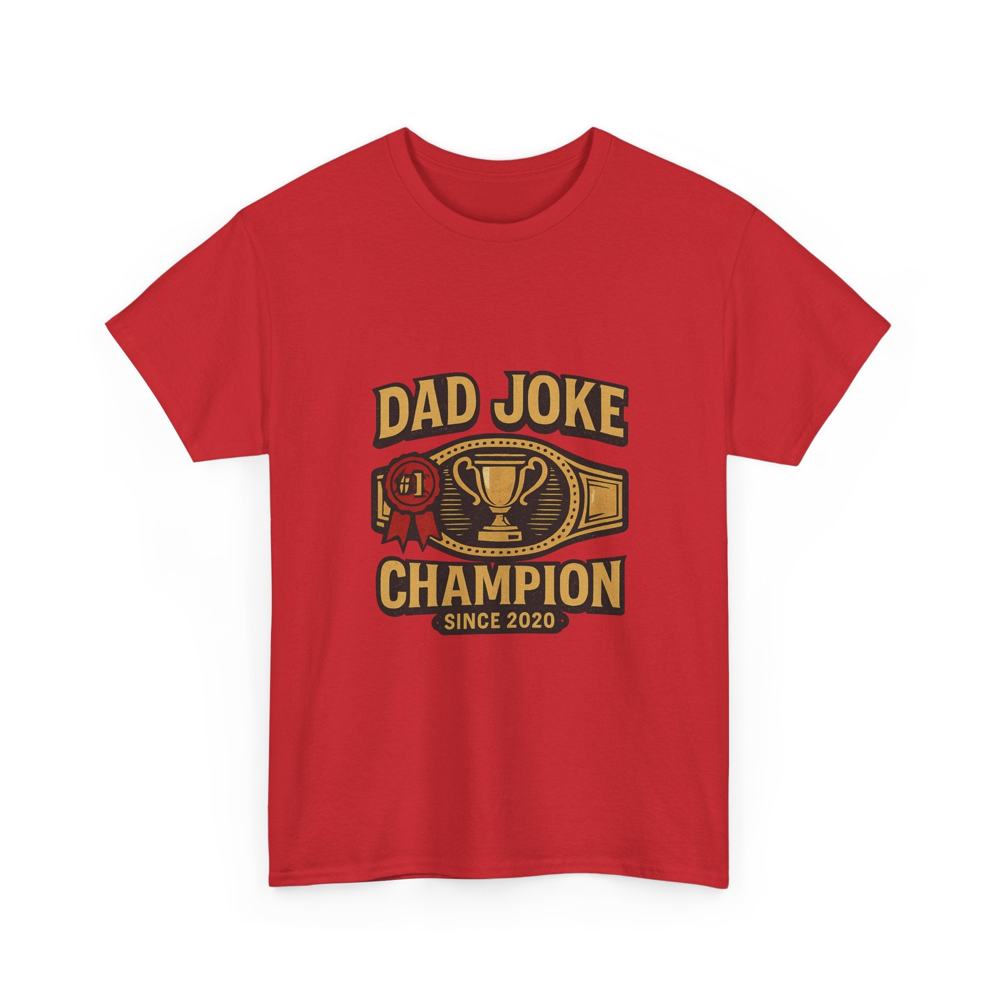 Dad Joke Champion Since 2020 T-Shirt | Gift for Dad | Graphic Tee